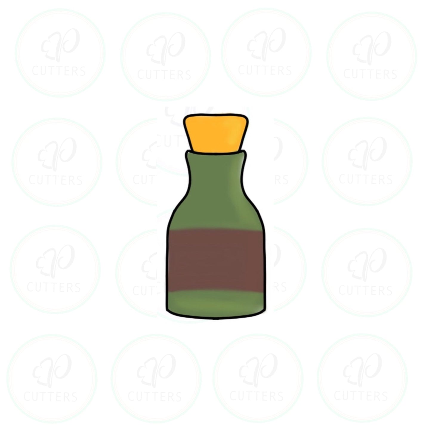 Tall Bottle Cookie Cutter - Periwinkles Cutters