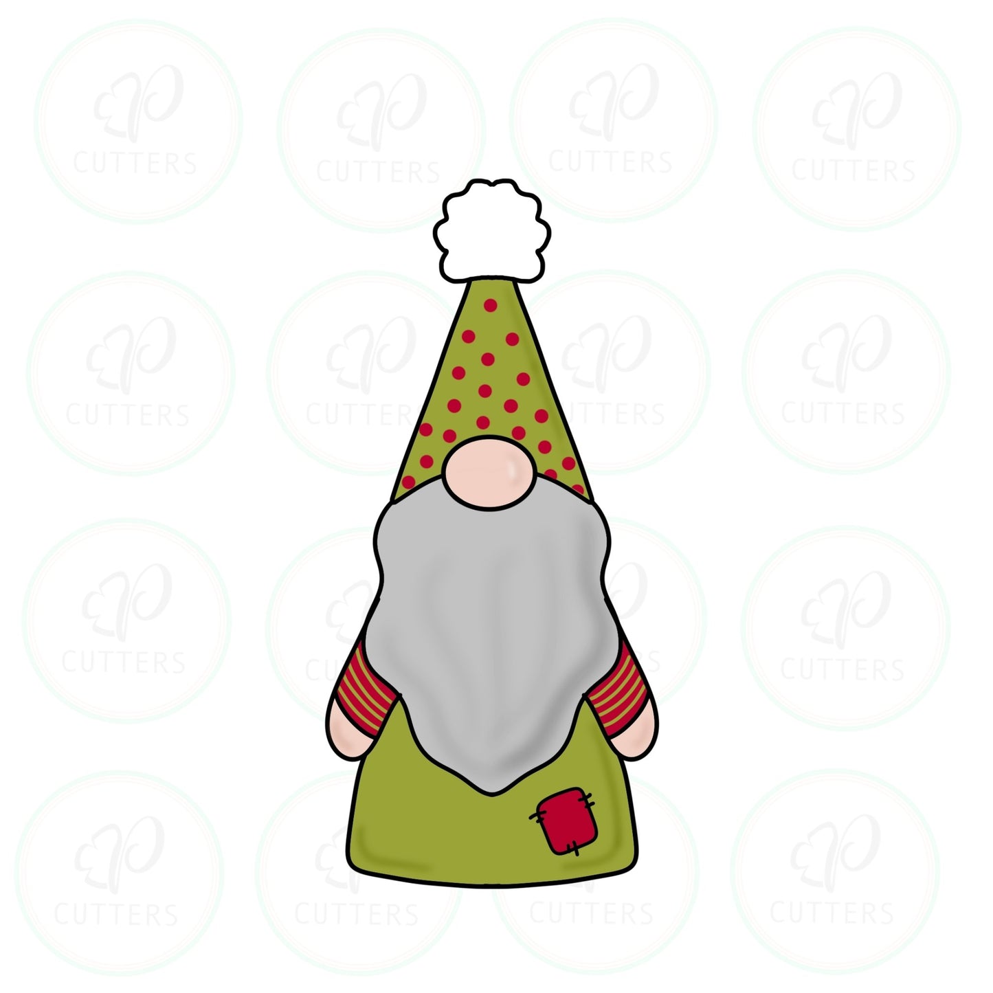 Tall Gnome Cookie Cutter - Periwinkles Cutters
