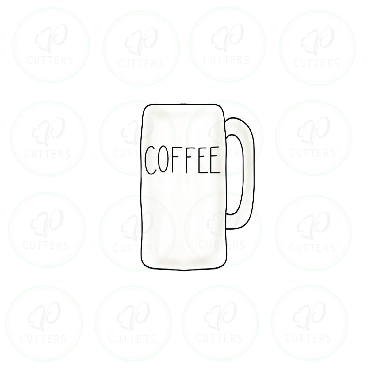 Tall Mug Cookie Cutter - Periwinkles Cutters