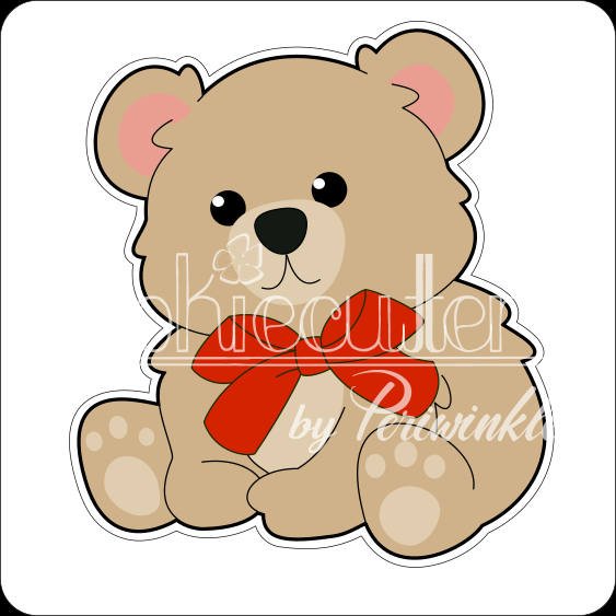 Teddy Bear Cookie Cutter - Periwinkles Cutters