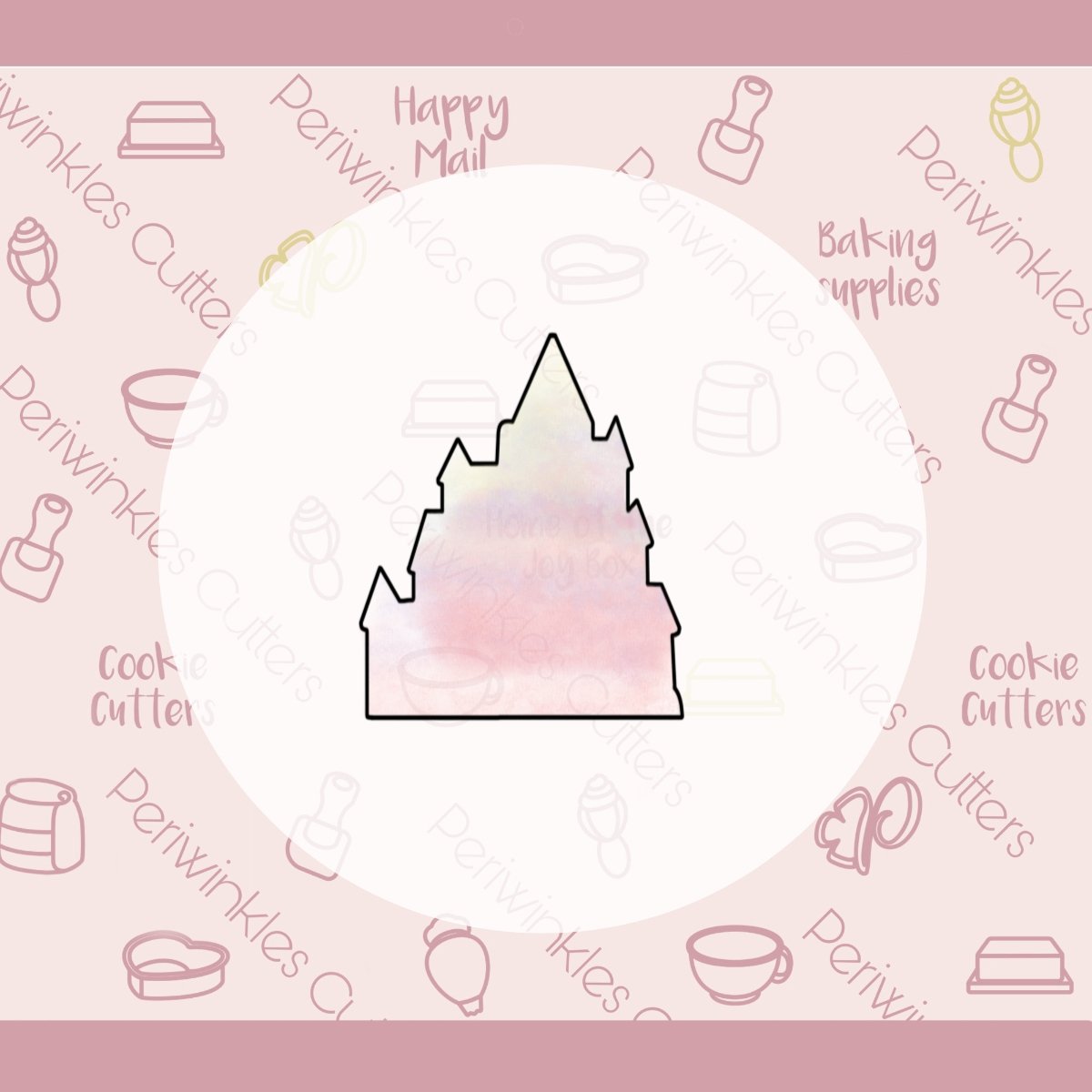 The Castle Cookie Cutter - Periwinkles Cutters