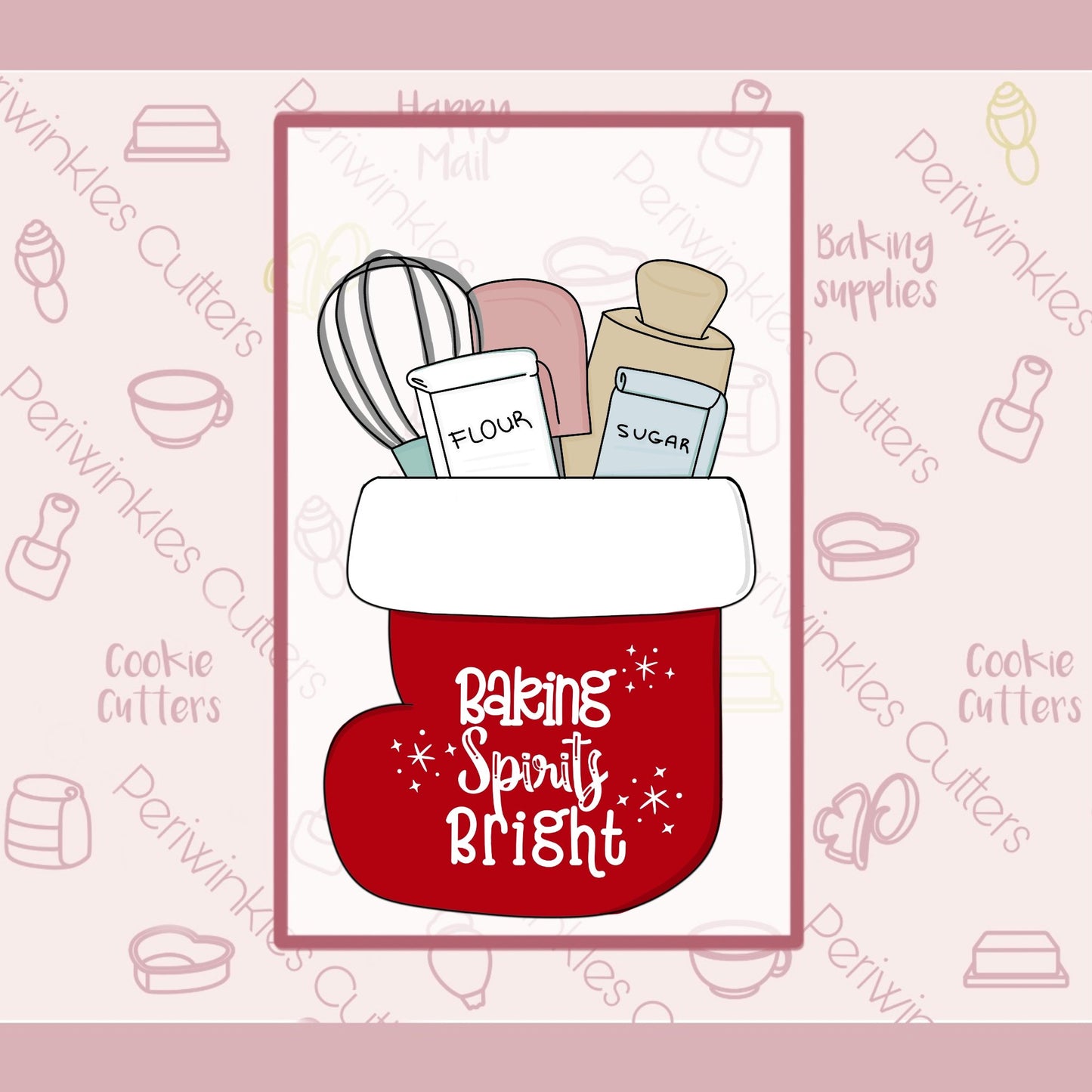 Top Piece Baking Things Cookie Cutter - Periwinkles Cutters