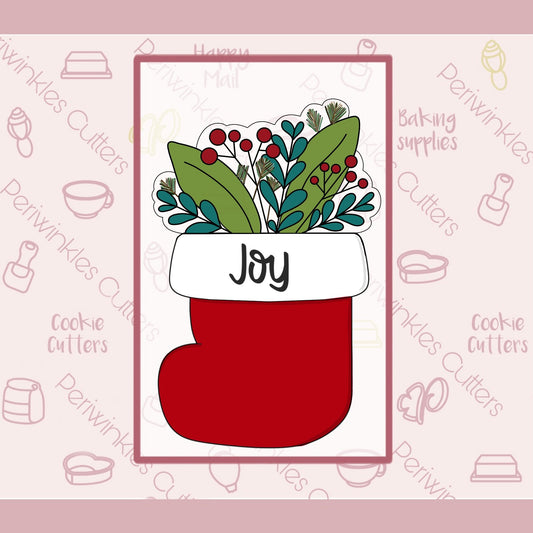 Top Piece Greenery Cookie Cutter - Periwinkles Cutters