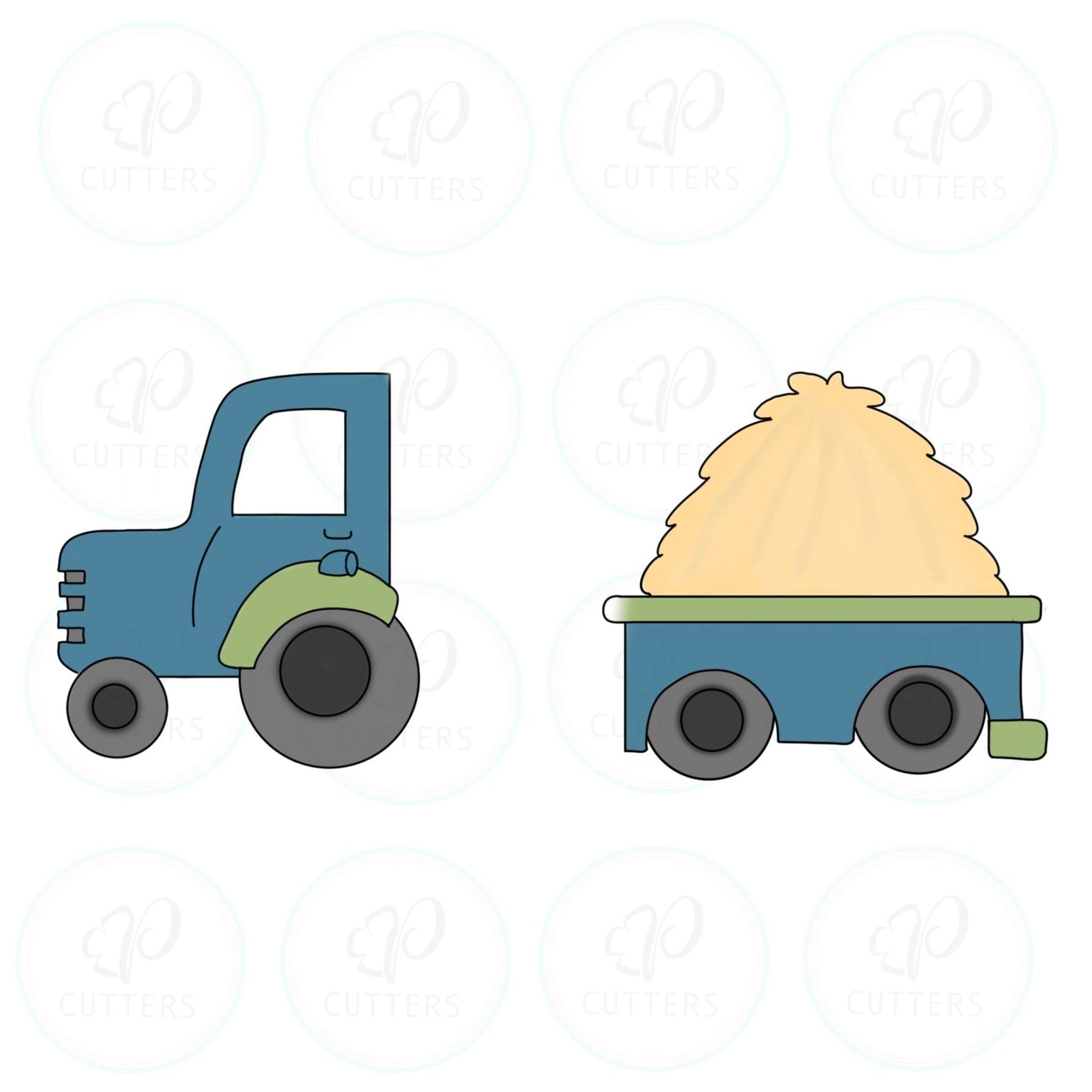 Tractor Cookie Cutter - Periwinkles Cutters