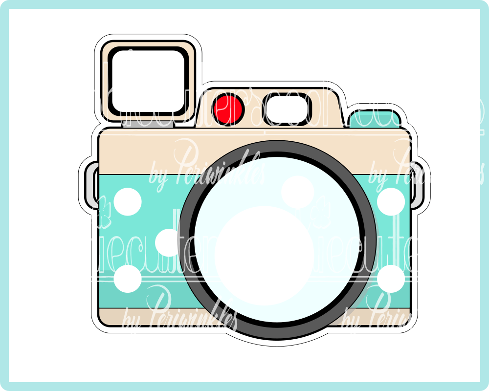 Travel Camera Cookie Cutter - Periwinkles Cutters