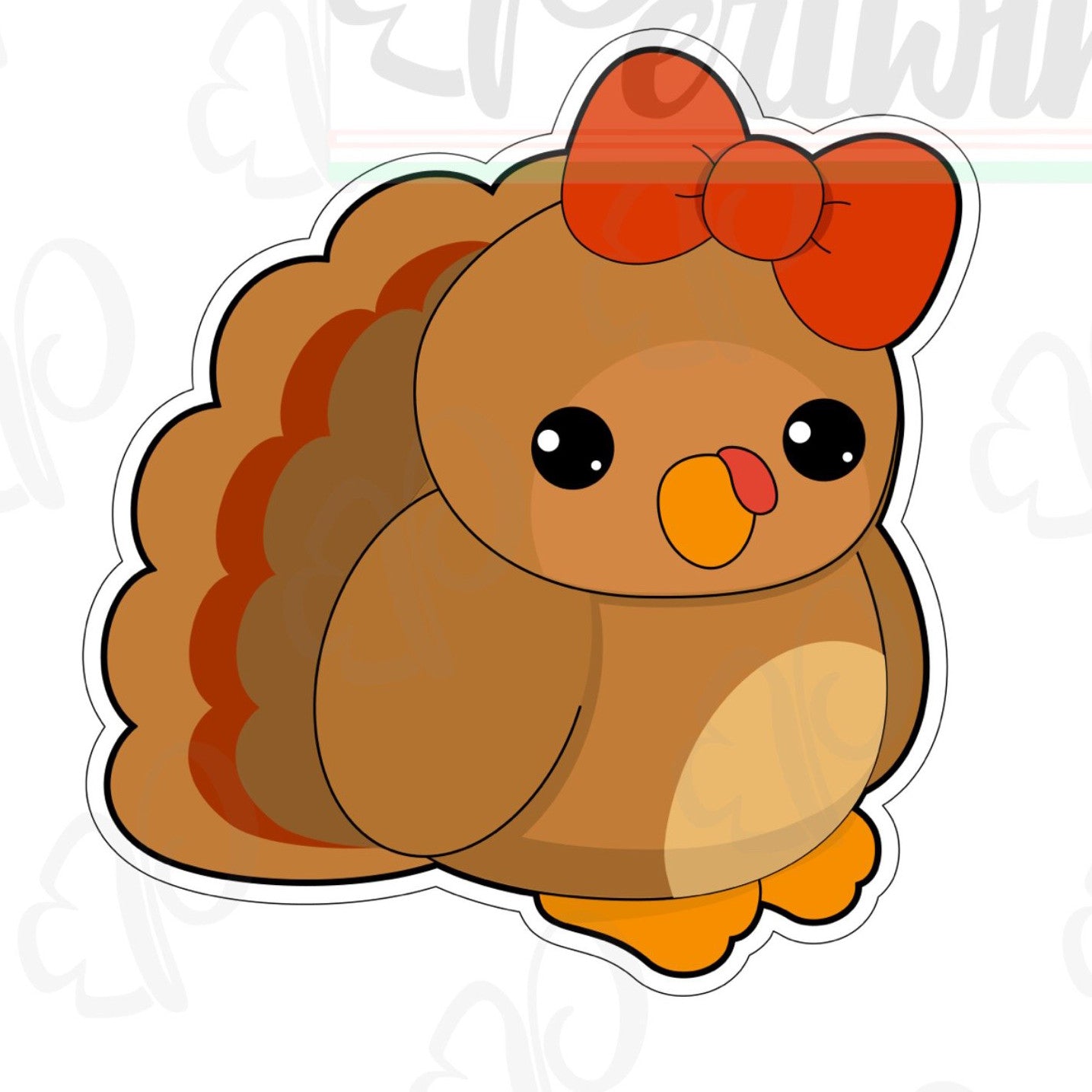 Turkey Cookie Cutter - Periwinkles Cutters