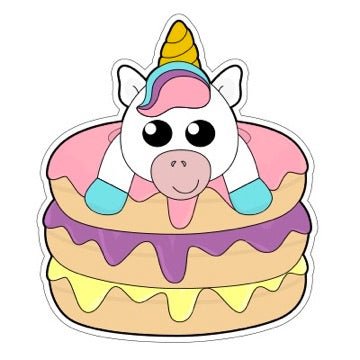 Unicorn Donuts Cookie Cutter - Periwinkles Cutters