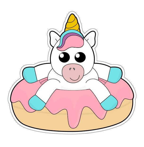 Unicorn Float Cookie Cutter - Periwinkles Cutters