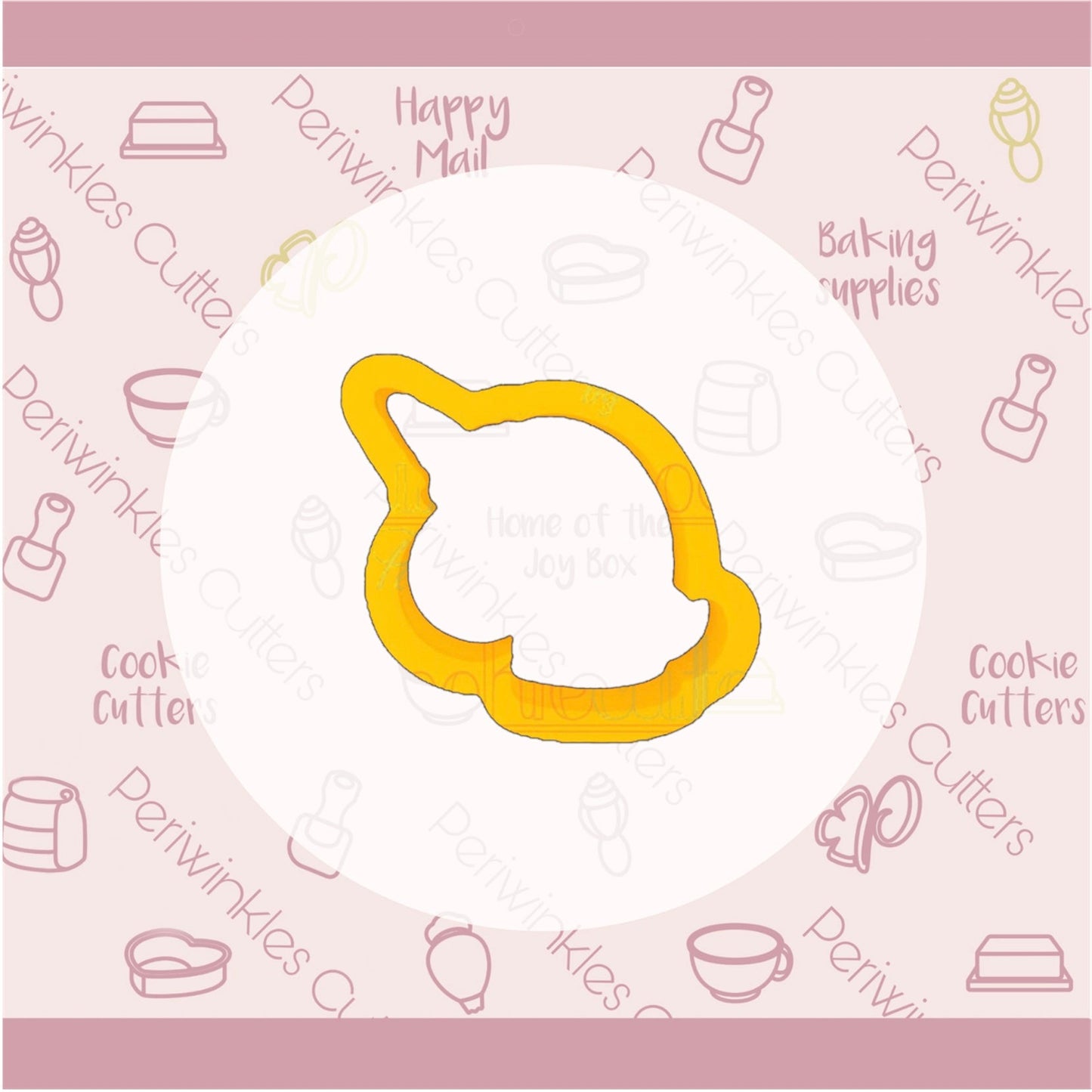 Unicorn Head Cookie Cutter - Periwinkles Cutters