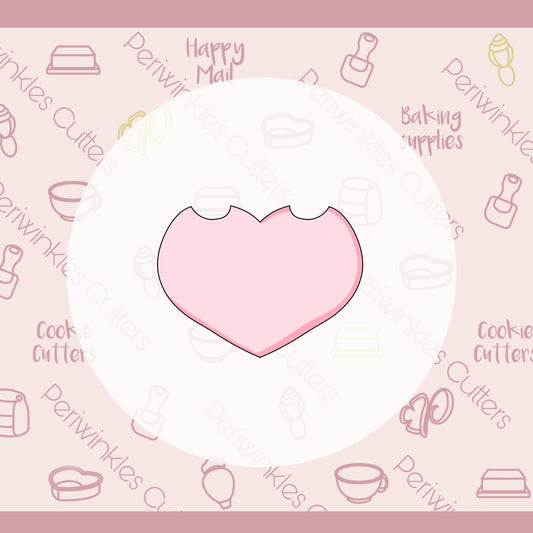 Valentines Bottoms for 2 Pieces Set Cookie Cutter - Periwinkles Cutters