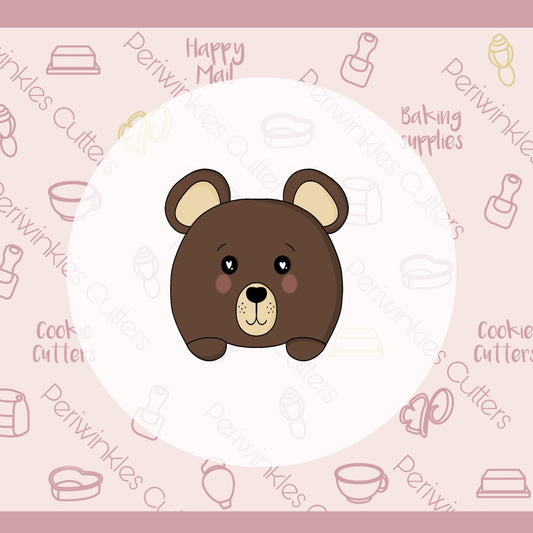 Valentines Heads for 2 Pieces Set Cookie Cutter - Periwinkles Cutters