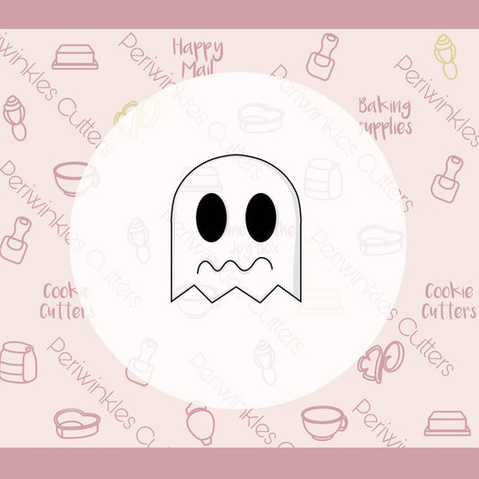 Video Game Ghost Cookie Cutter - Periwinkles Cutters