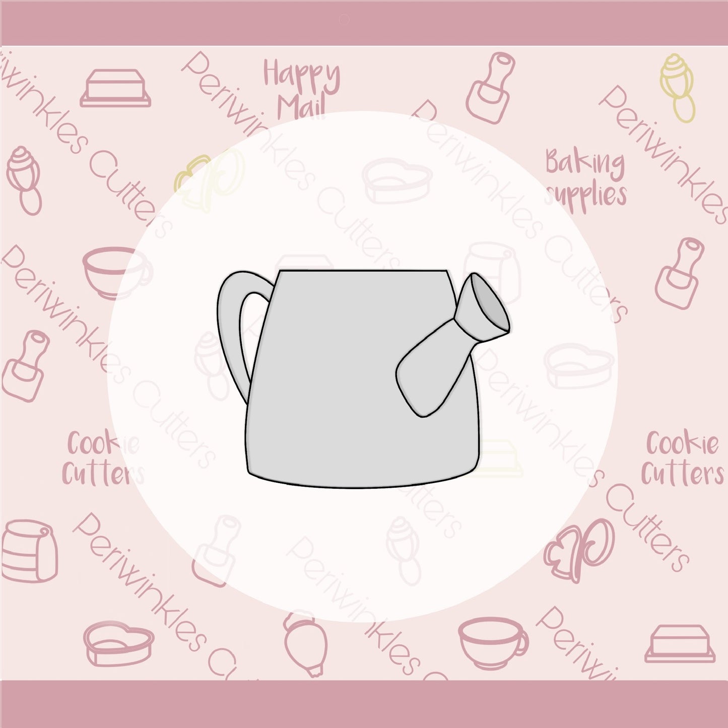 Watering Can - Add on to Set of 2 Cookie Cutter - Periwinkles Cutters