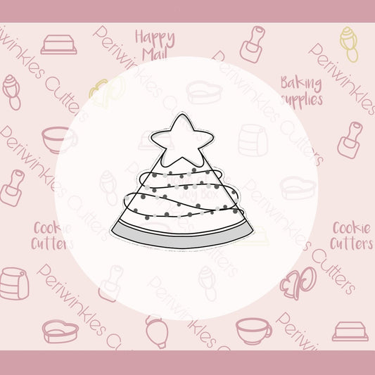 Watermelon Christmas Tree Cookie Cutter - Periwinkles Cutters