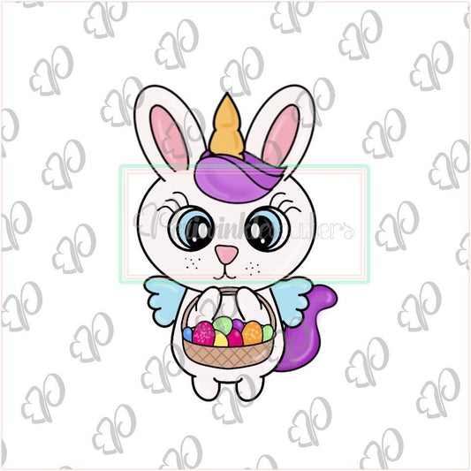Whimsy Unicorn Bunny Cookie Cutter - Periwinkles Cutters