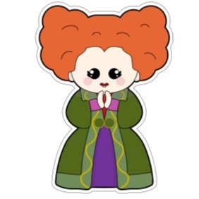 Winifred Witch Sister Cookie Cutter - Periwinkles Cutters