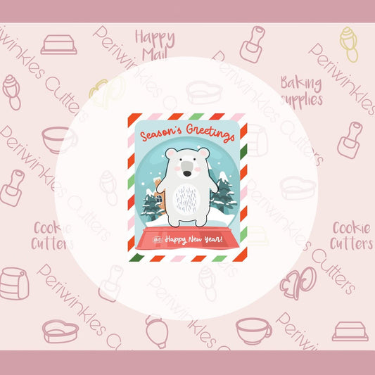 Winter Bear Pal Cookie Cutter - Periwinkles Cutters Cookie Cutters