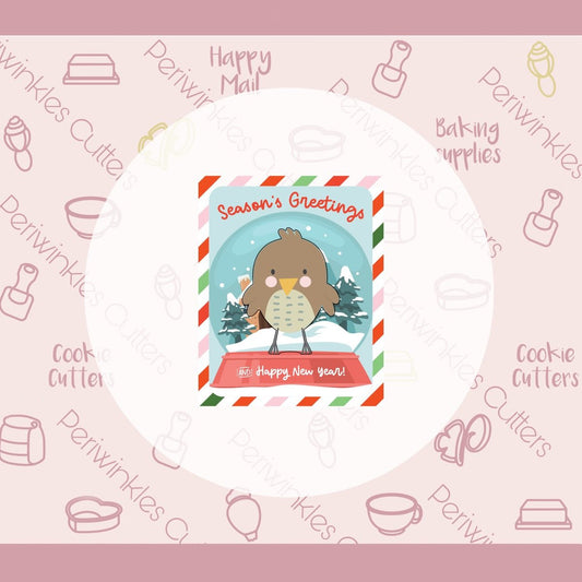 Winter Bird Pal Cookie Cutter - Periwinkles Cutters Cookie Cutters