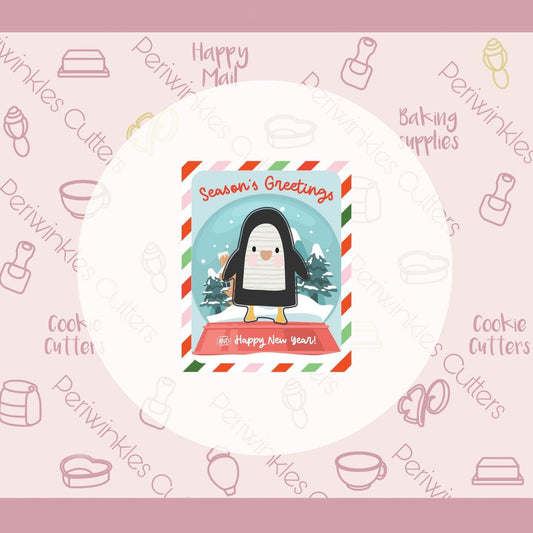 Winter Penguin Pal Cookie Cutter - Periwinkles Cutters Cookie Cutters