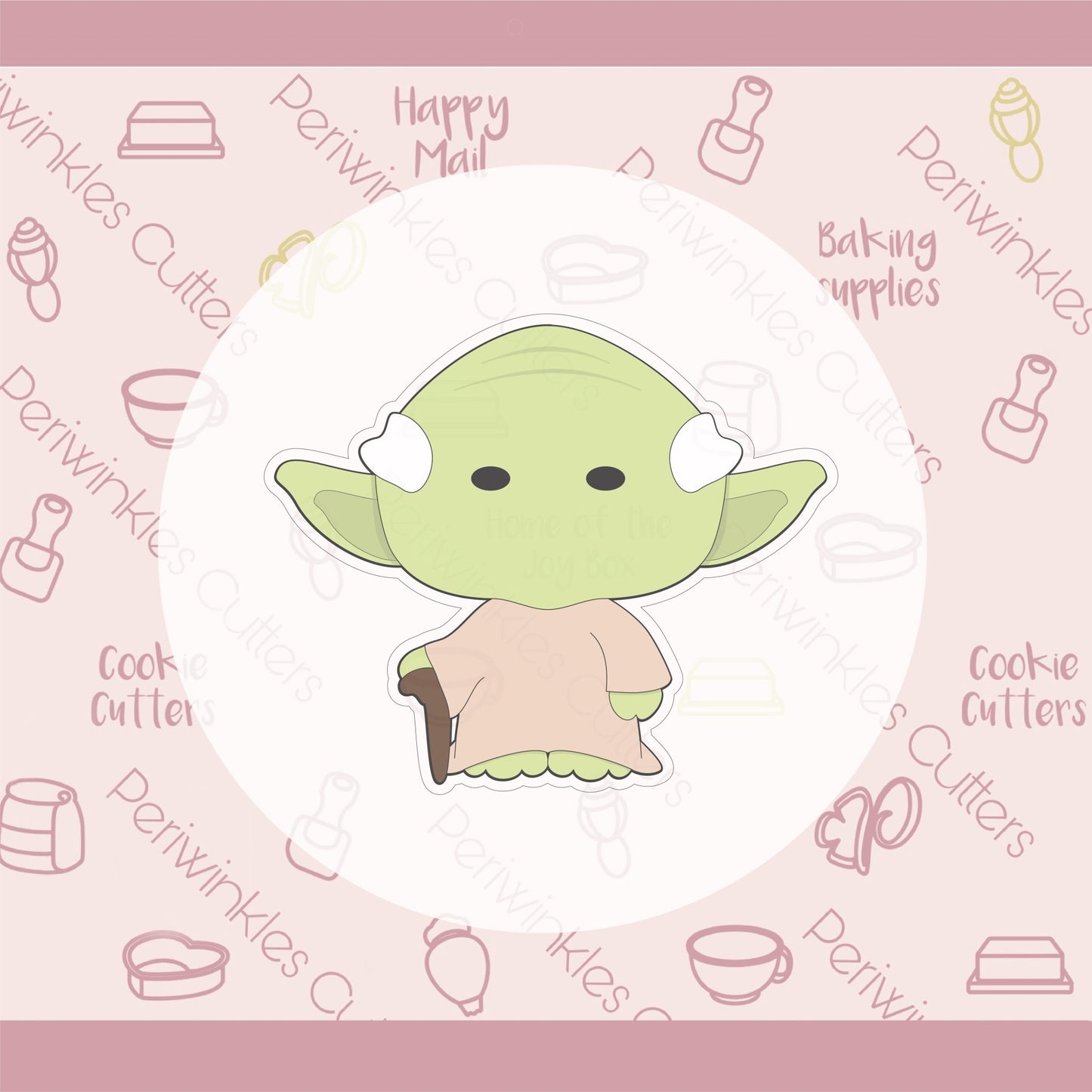 Wise Alien Full Body Cookie Cutter - Periwinkles Cutters