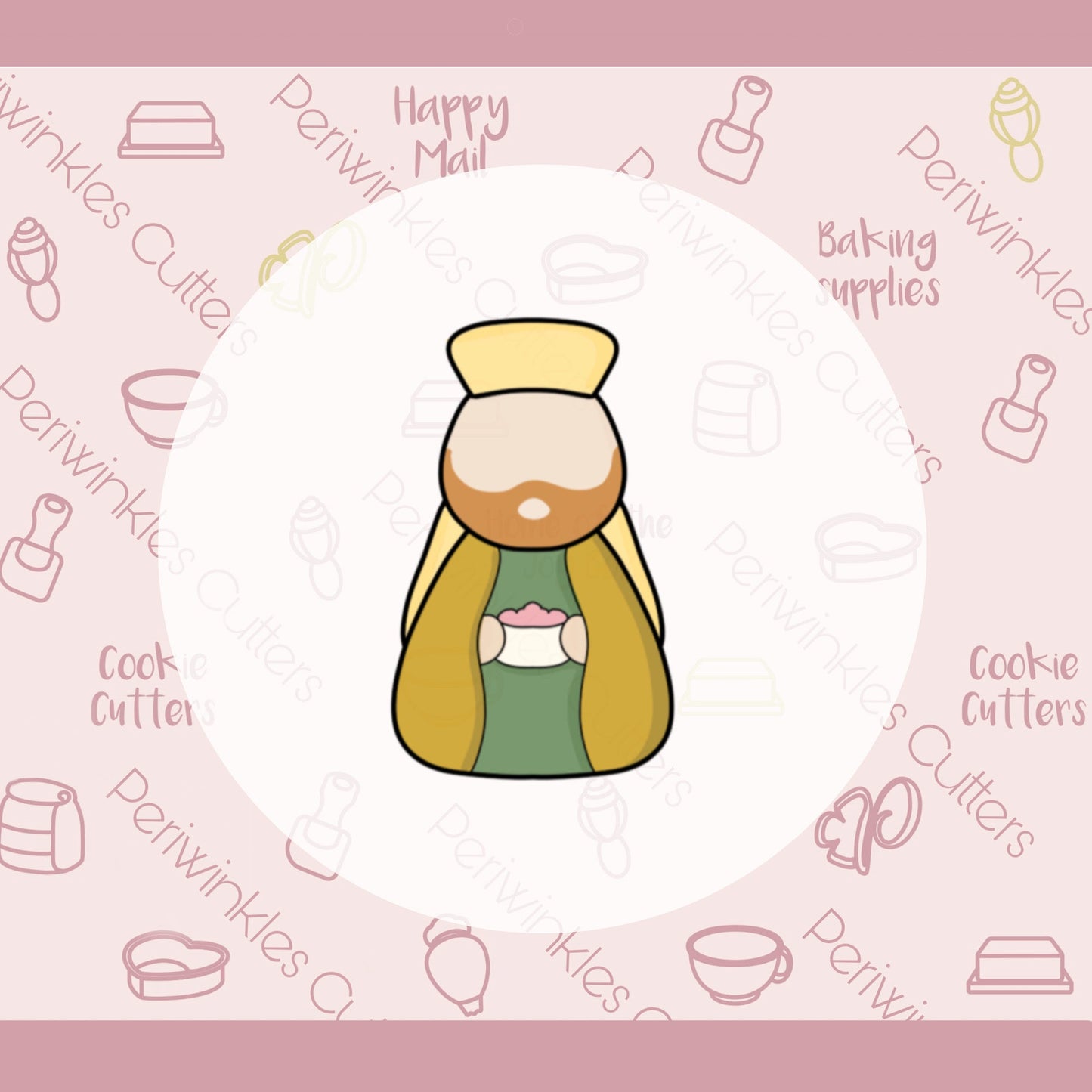 Wiseman 3 Tallish Cookie Cutter - Periwinkles Cutters