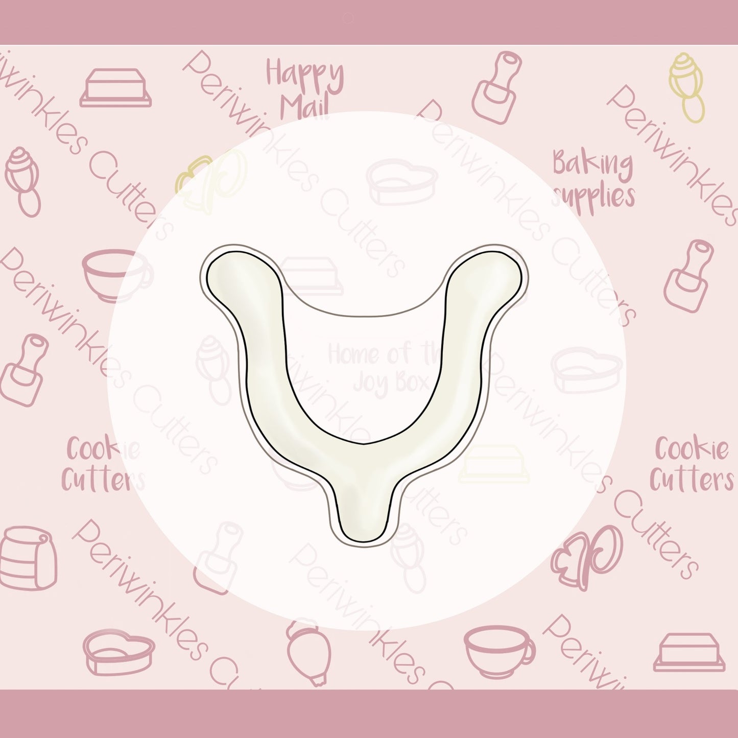 Wishbone Cookie Cutter - Periwinkles Cutters