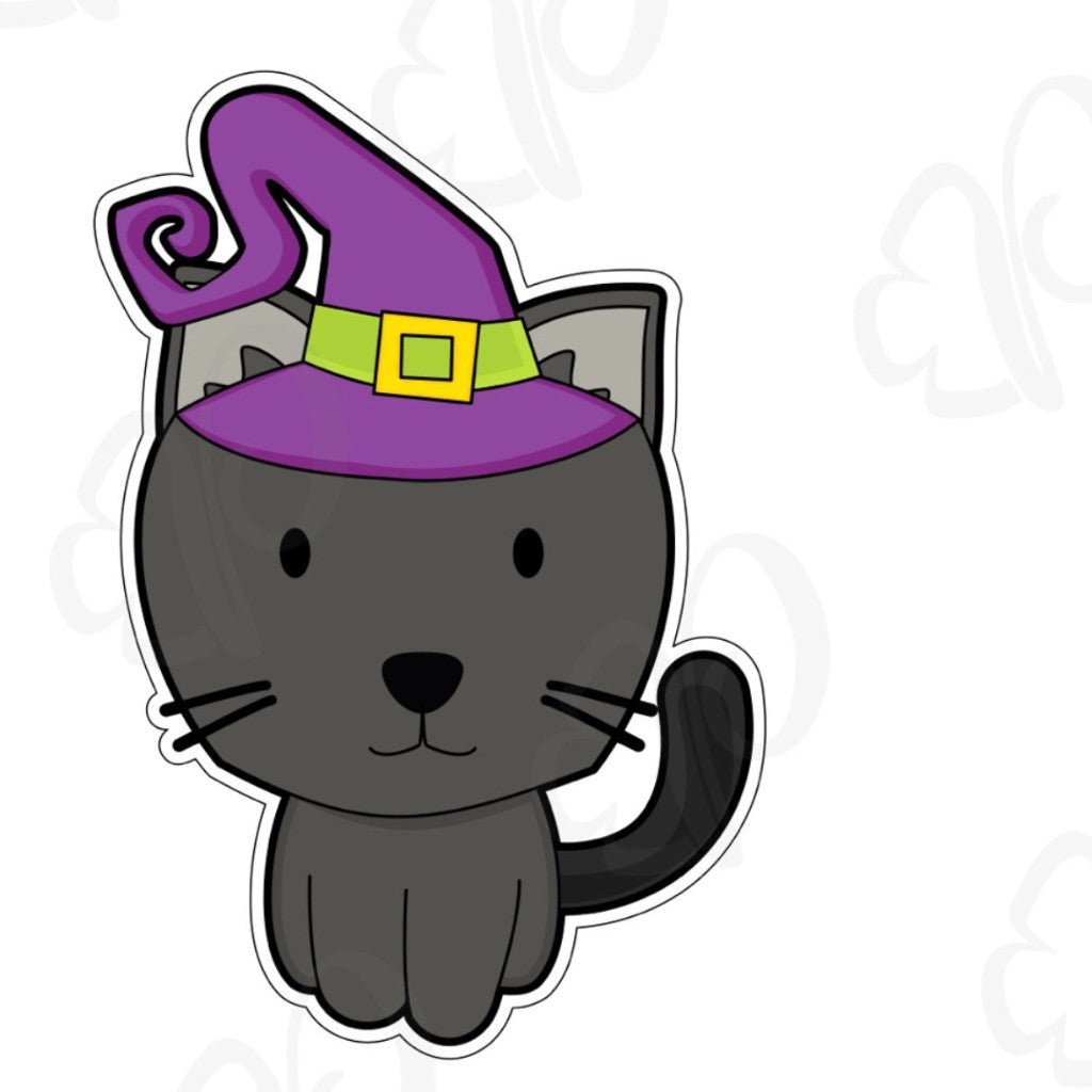 Witch Cat Cookie Cutter - Periwinkles Cutters