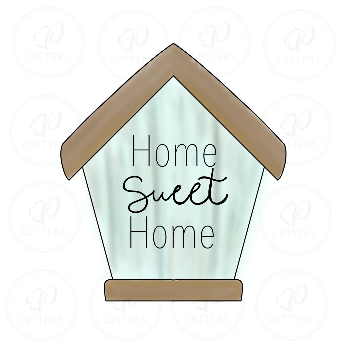 Wooden House Cookie Cutter - Periwinkles Cutters