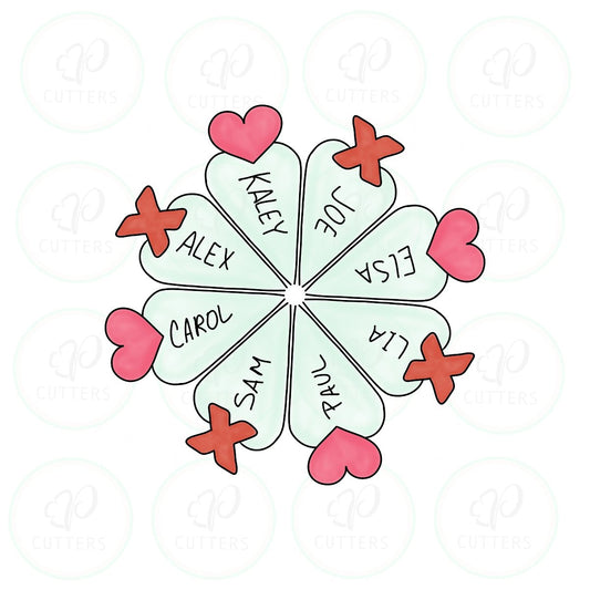 X O Platter - 2 Pieces Cookie Cutter - Periwinkles Cutters