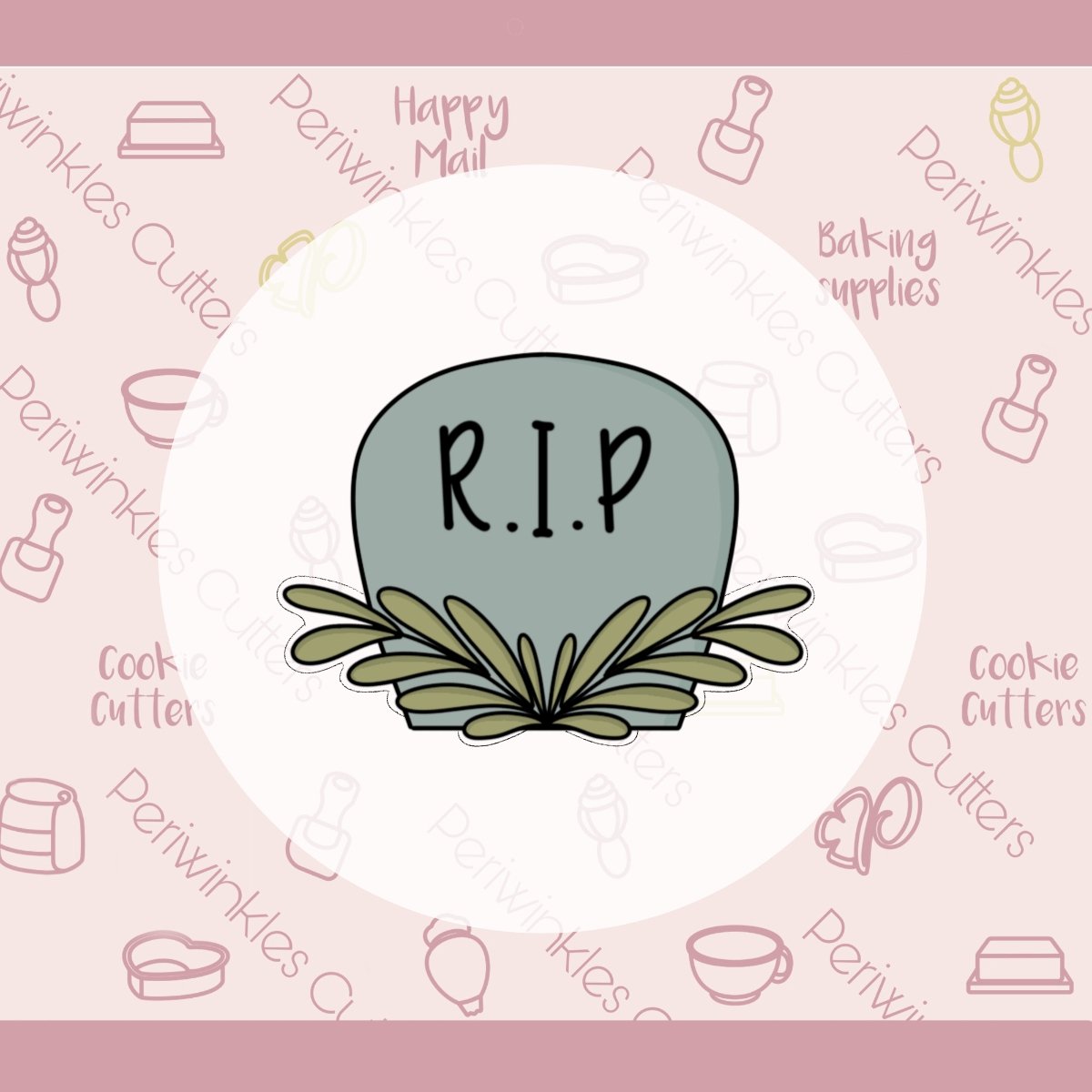Yard Tombstone Cookie Cutter - Periwinkles Cutters