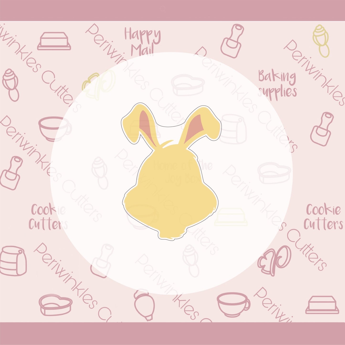 Yellow Rabbit Cookie Cutter - Periwinkles Cutters