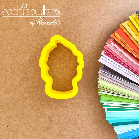 Yogurt Cone Cookie Cutter - Periwinkles Cutters