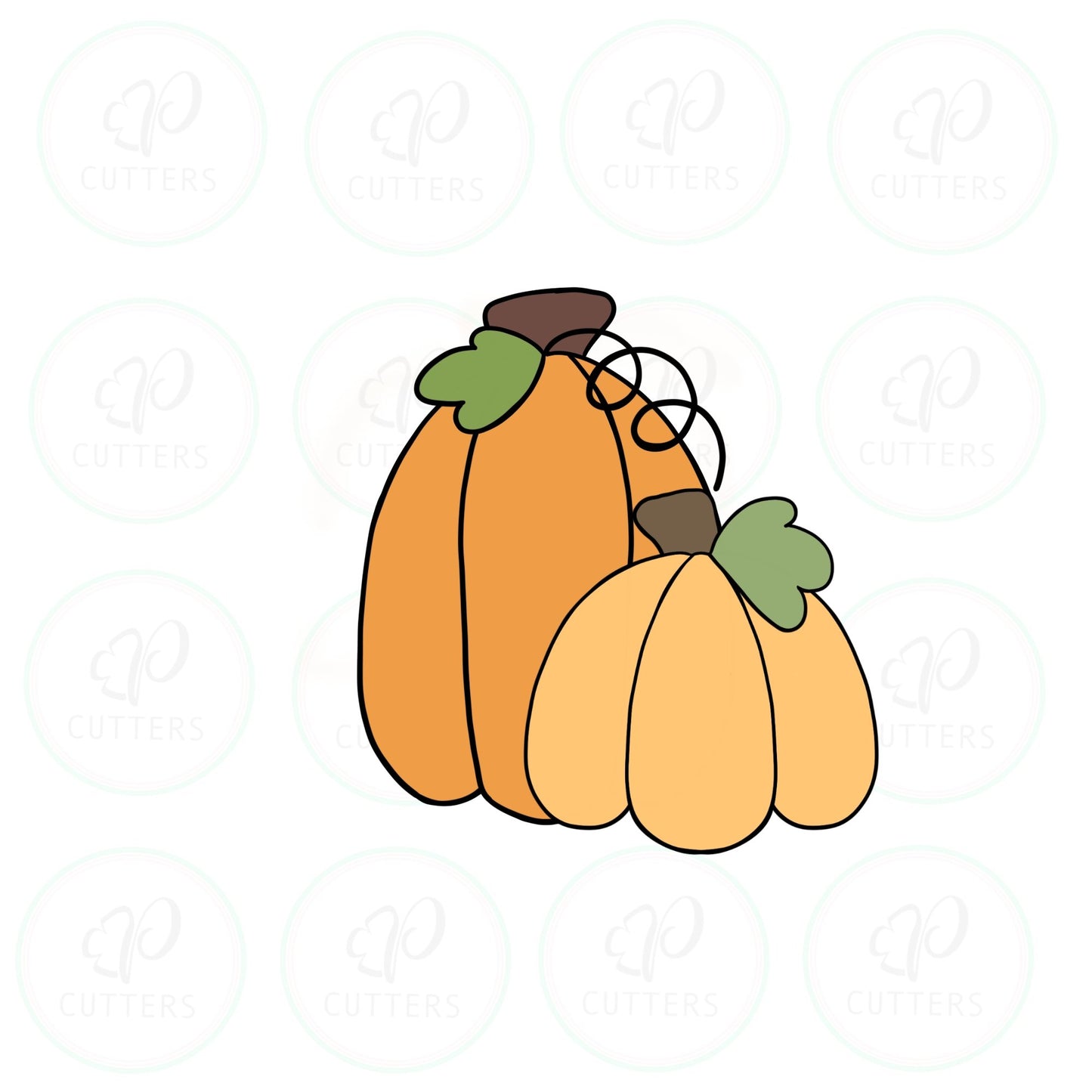 You and me Pumpkin Patch 1 Cookie Cutter - Periwinkles Cutters