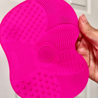 Brush Cleaning Silicone Pad