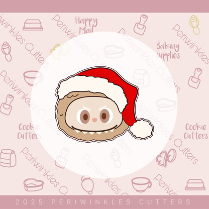 Santa Hat Bubu Plush Cookie Cutter