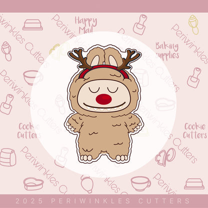 Reindeer Bubu Cookie Cutter