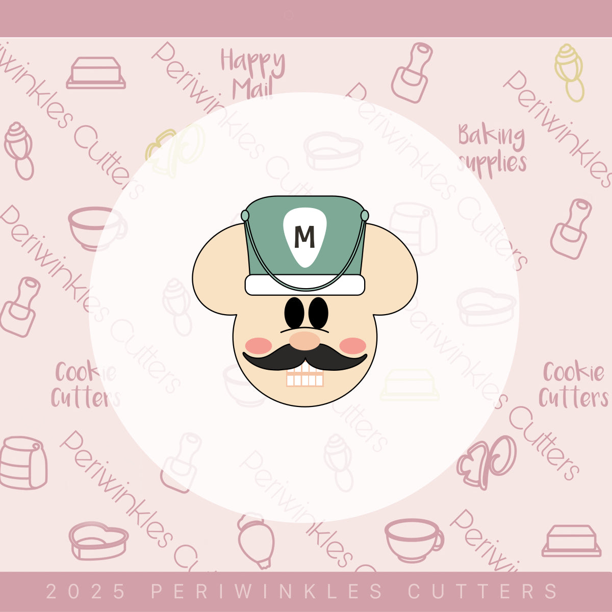 Mouse Christmas 2025 Set of 9 Cookie Cutter