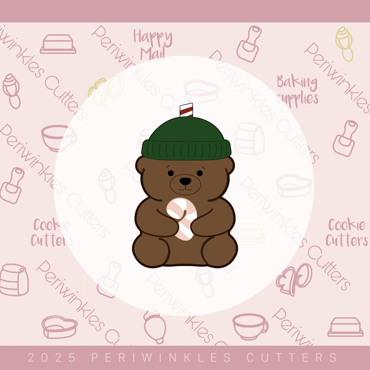 Bearista Coffee Cup Cookie Cutter - Periwinkles Cutters Cookie Cutter