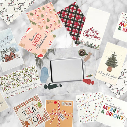 Elf Decorating Station PRE PRINTED - 25 Tags - Periwinkles Cutters Sticker