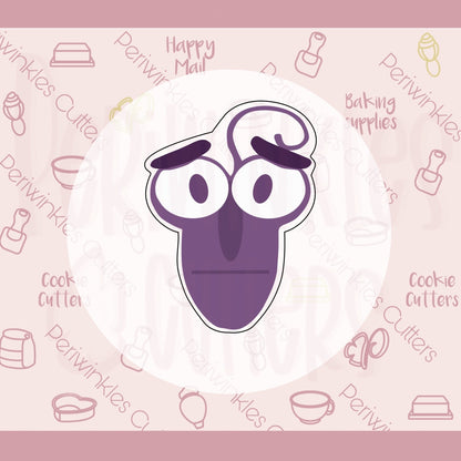 Emotion Fear Cookie Cutter - Periwinkles Cutters Cookie Cutter