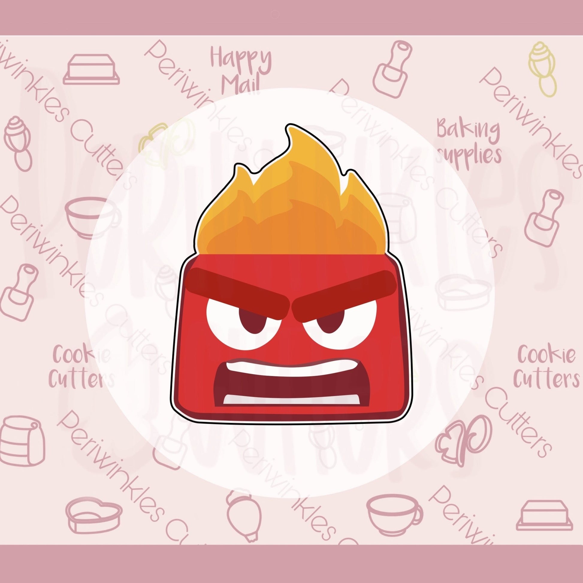 Emotions Set of 9 Cookie Cutter - Periwinkles Cutters Cookie Cutter