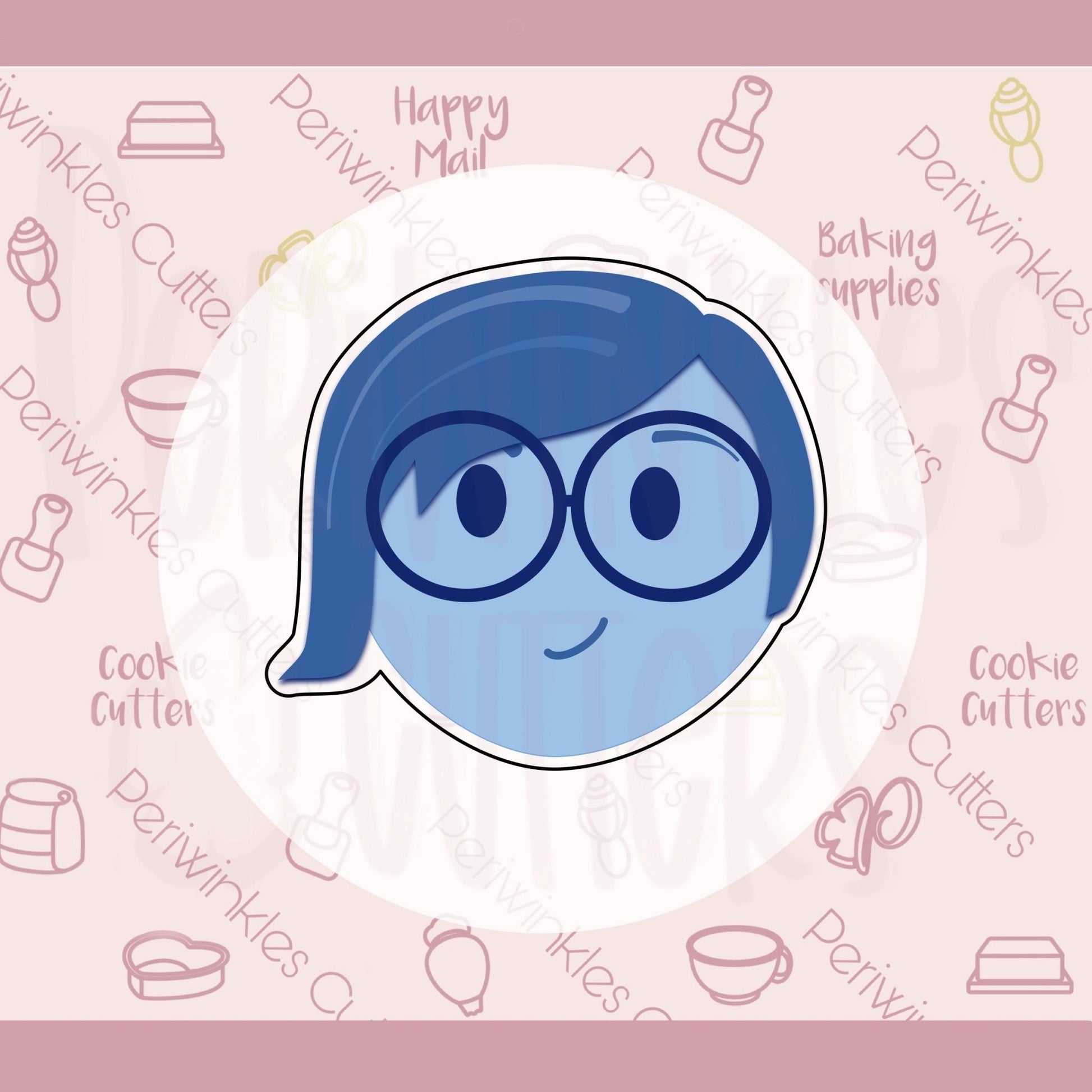 Emotions Set of 9 Cookie Cutter - Periwinkles Cutters Cookie Cutter