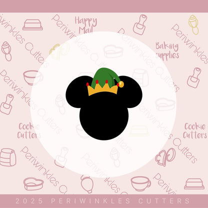 Mouse Christmas 2025 Set of 9 Cookie Cutter - Periwinkles Cutters Cookie Cutter