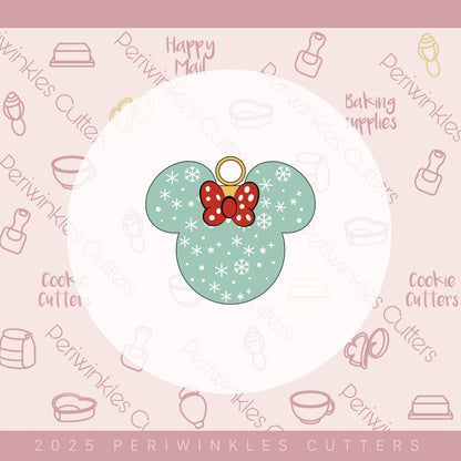 Mouse Christmas 2025 Set of 9 Cookie Cutter - Periwinkles Cutters Cookie Cutter