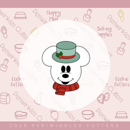 Mouse Christmas 2025 Set of 9 Cookie Cutter - Periwinkles Cutters Cookie Cutter