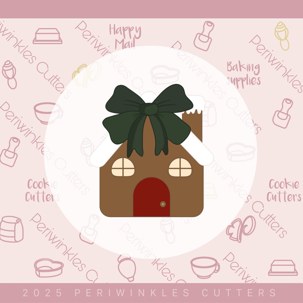 The Coquette Christmas Trio Set of 3 Cookie Cutter - Periwinkles Cutters Cookie Cutter