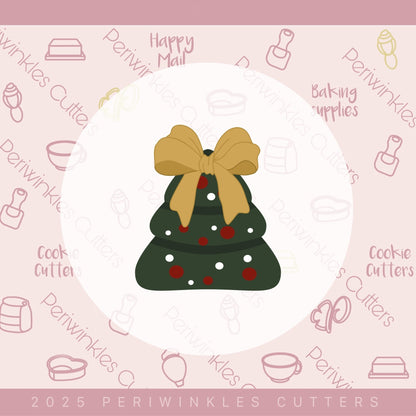 The Coquette Christmas Trio Set of 3 Cookie Cutter - Periwinkles Cutters Cookie Cutter