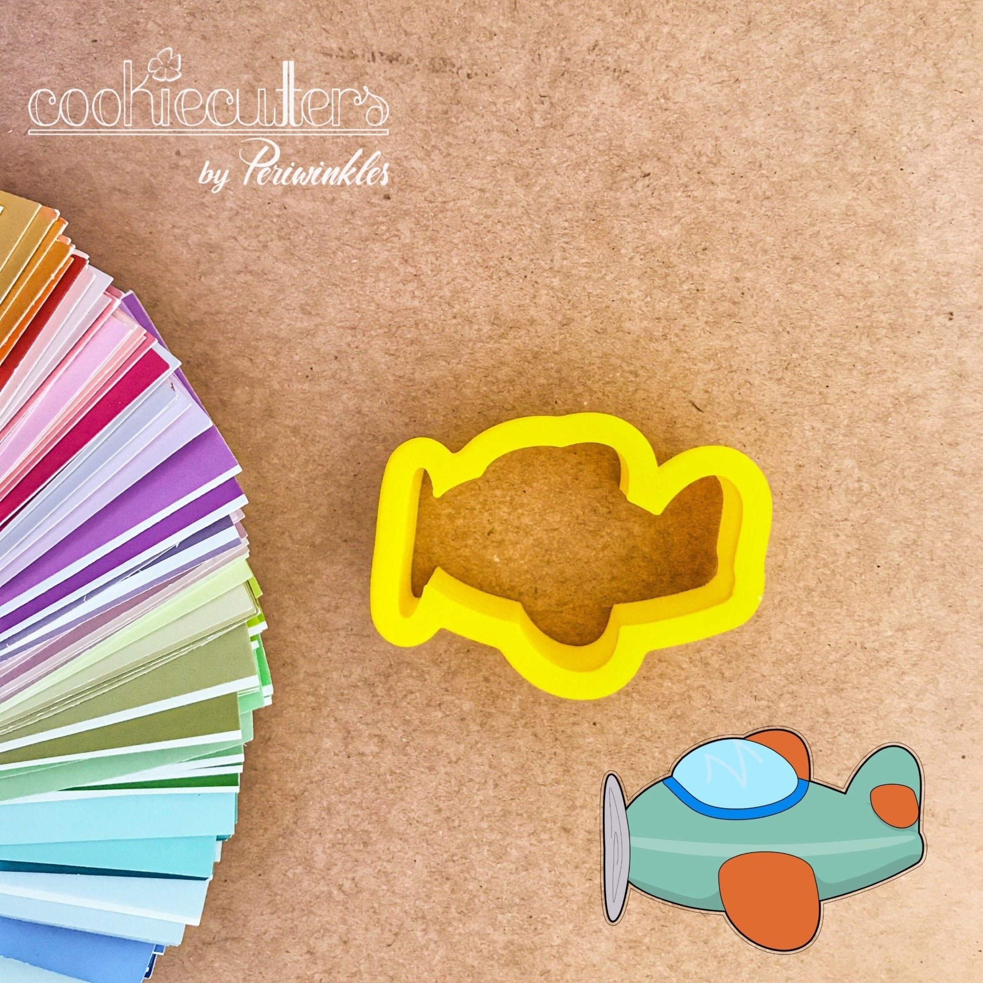 Airplane Cookie Cutter - Periwinkles Cutters