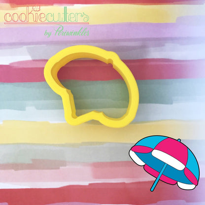 Beach Umbrella Cookie Cutter - Periwinkles Cutters