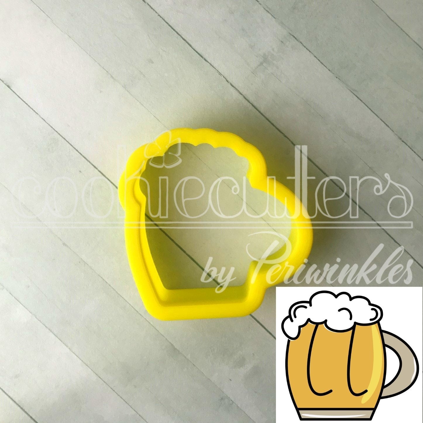 Beer Mug Cookie Cutter - Periwinkles Cutters
